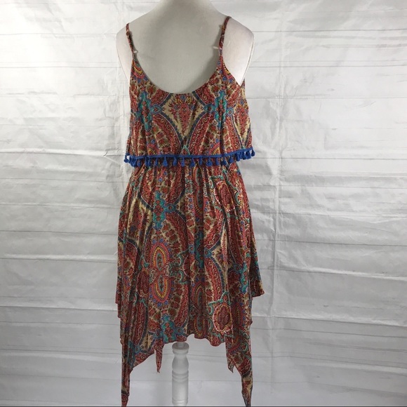 Umgee Dress Brown Multicolored Boho Size M - Picture 5 of 8